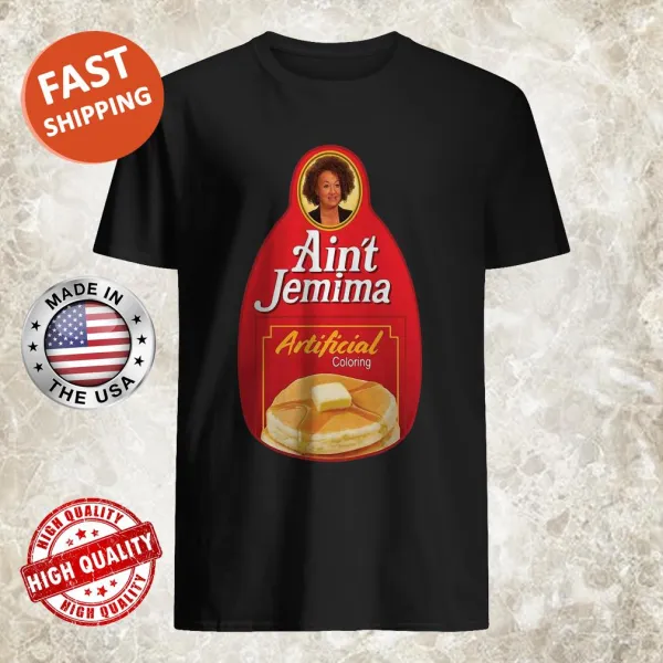 Aunt Jemima shirt featuring a playful cartoon design