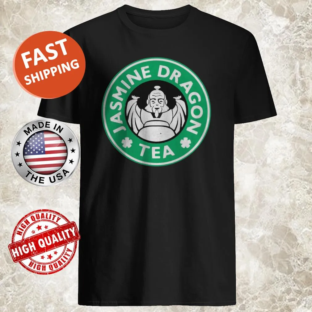 Shirt featuring Jasmine Dragon Tea logo design