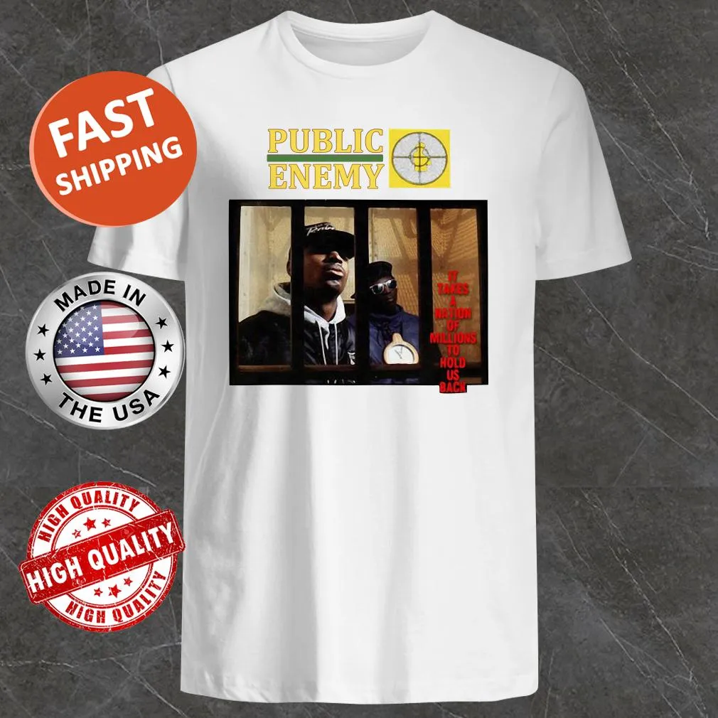 Edgy shirt inspired by Public Enemy's message