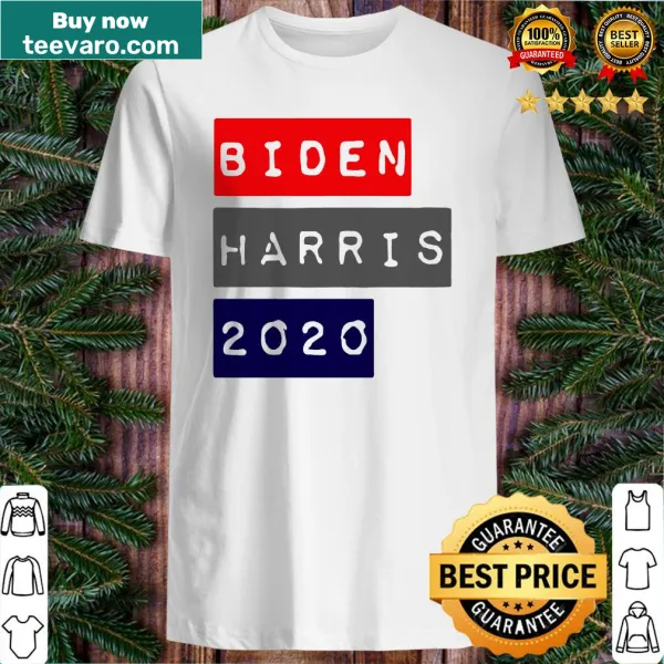 Biden-Harris campaign shirt with voting message