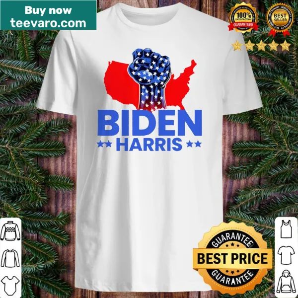 Shirt supporting Biden-Harris campaign and Black Lives Matter