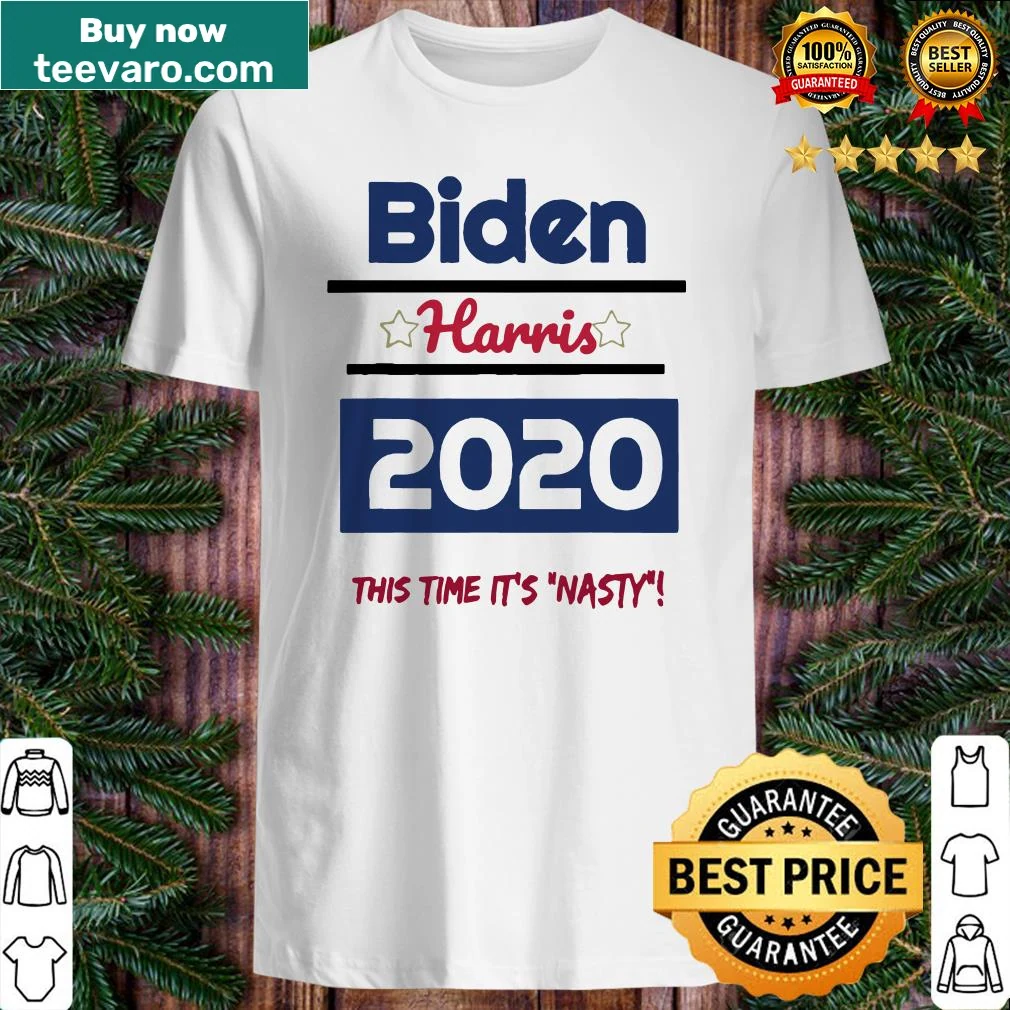 Biden Harris 2020 shirt with bold text