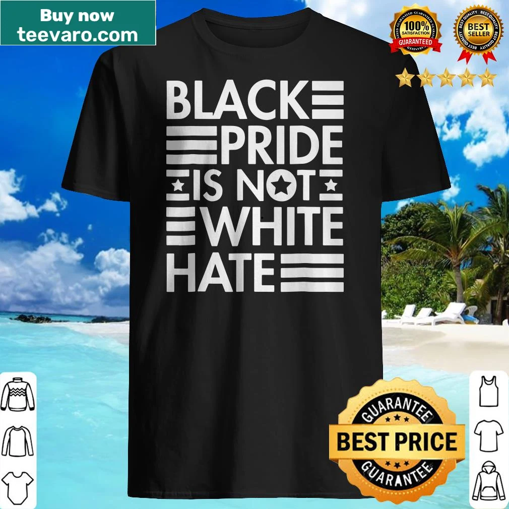 Statement shirt promoting Black pride and equality.
