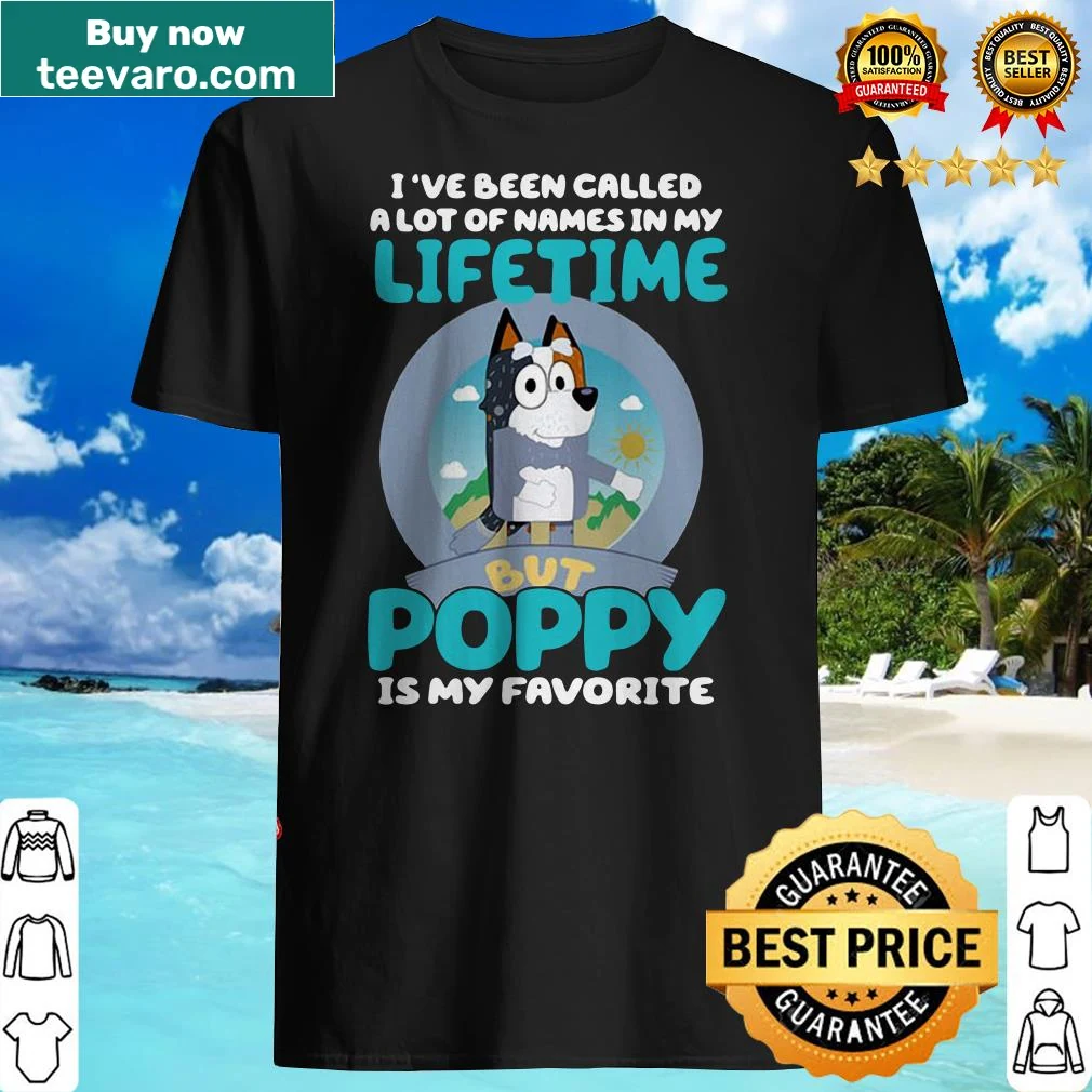 Heartwarming shirt for grandmothers featuring the name 'Poppy'