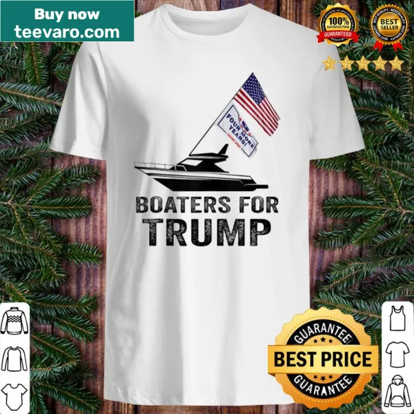 Tank top for Trump supporters featuring 'Boaters For Trump 2020.'