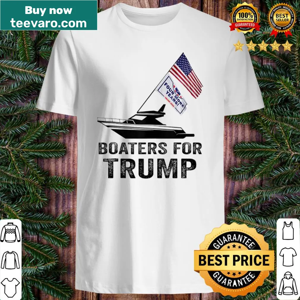 Tank top for Trump supporters featuring 'Boaters For Trump 2020.'