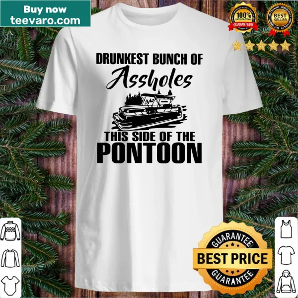Bold pontoon shirt with humorous saying