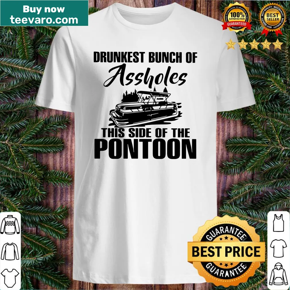 Bold pontoon shirt with humorous saying