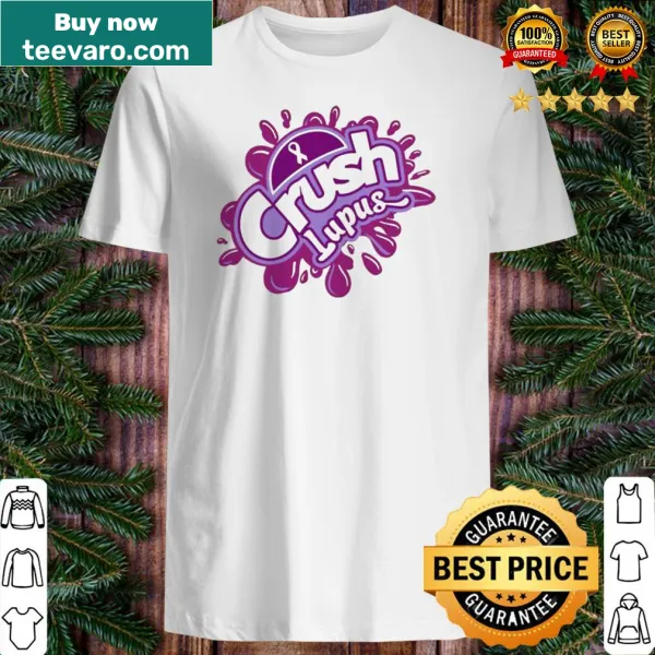 Bold Cancer Crush shirt showcasing a strong message against lupus