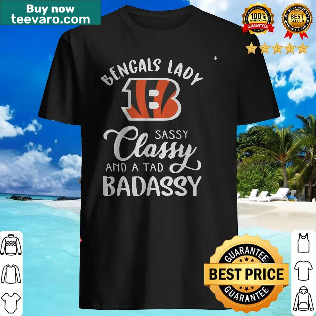 Cincinnati Bengals shirt with playful text for women