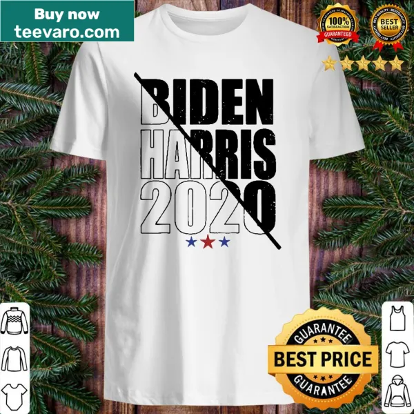 Vintage distressed Biden Harris 2020 shirt with bold text