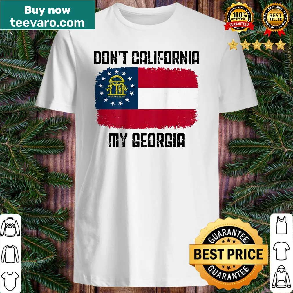 Patriotic t-shirt with a bold message about Georgia pride.