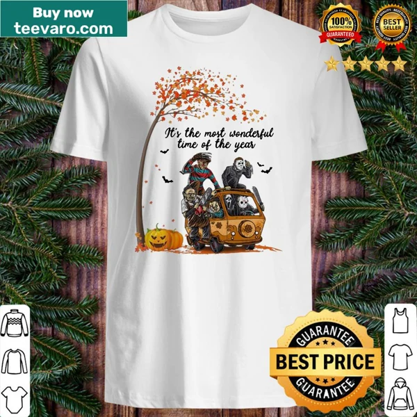 Halloween shirt with pumpkin and spooky characters
