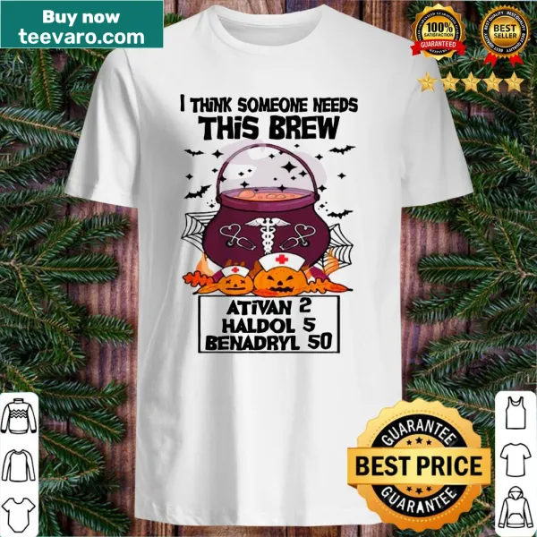 Funny Halloween nurse t-shirt with humorous prescription text