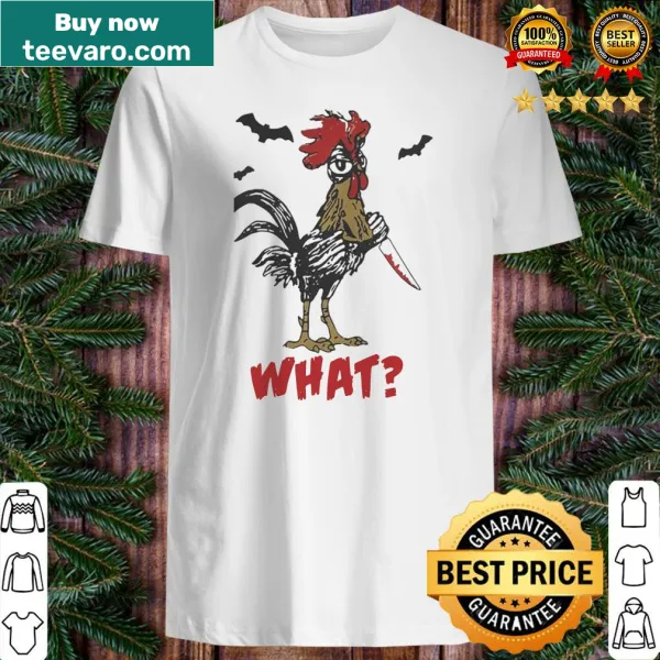 Funny Halloween shirt with Jason Voorhees chicken graphic