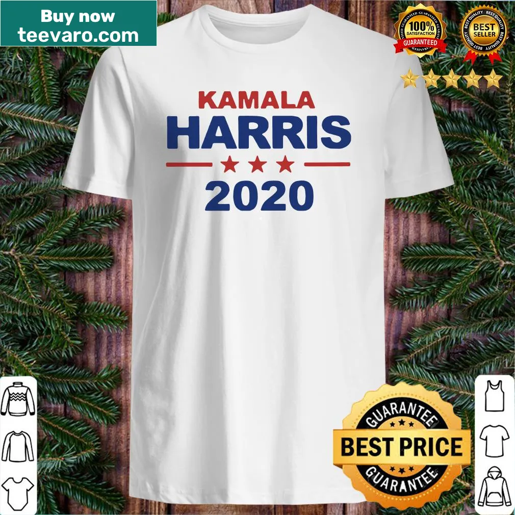 Kamala Harris 2020 President shirt celebrating her campaign.
