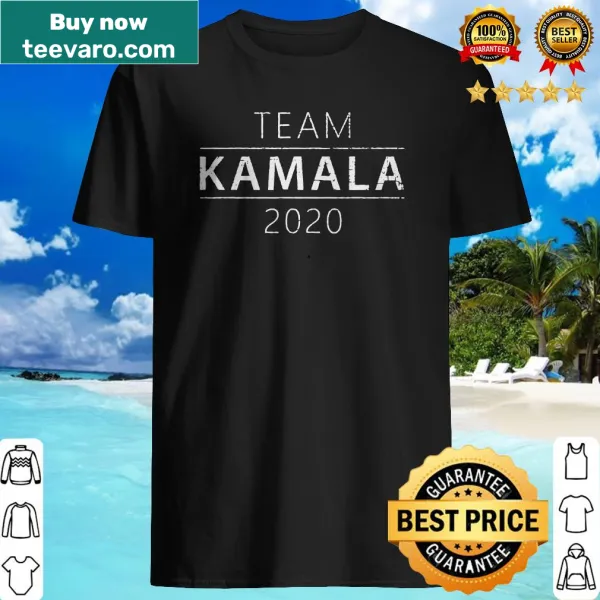 Vintage design shirt featuring the name Kamala for the 2020 campaign.