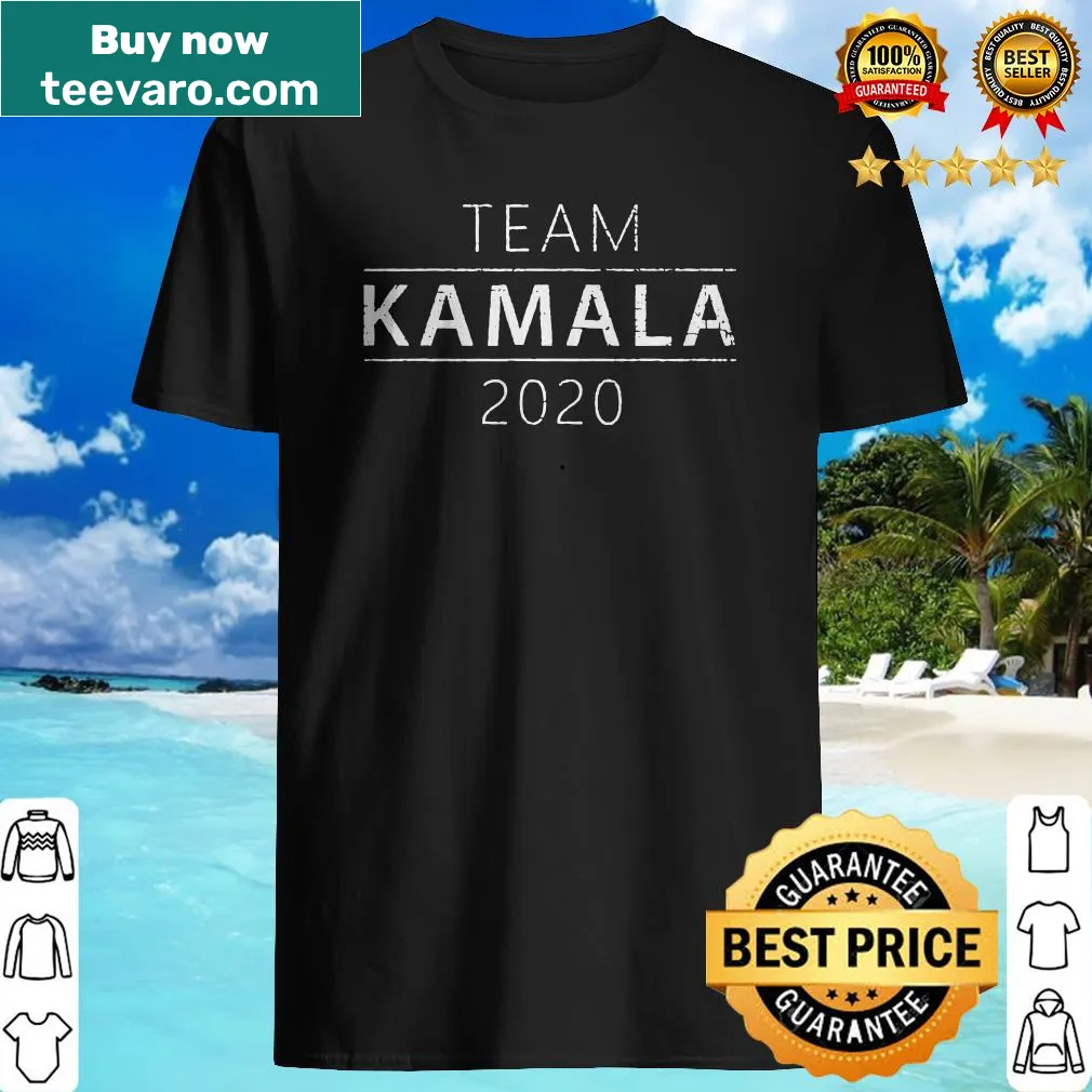 Vintage design shirt featuring the name Kamala for the 2020 campaign.