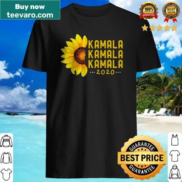 Vintage-style T-shirt with a ‘Kamala For President’ graphic design.