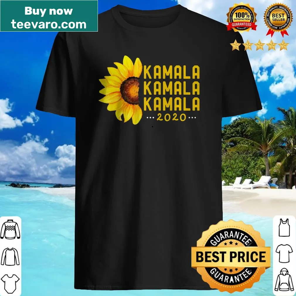 Vintage-style T-shirt with a ‘Kamala For President’ graphic design.