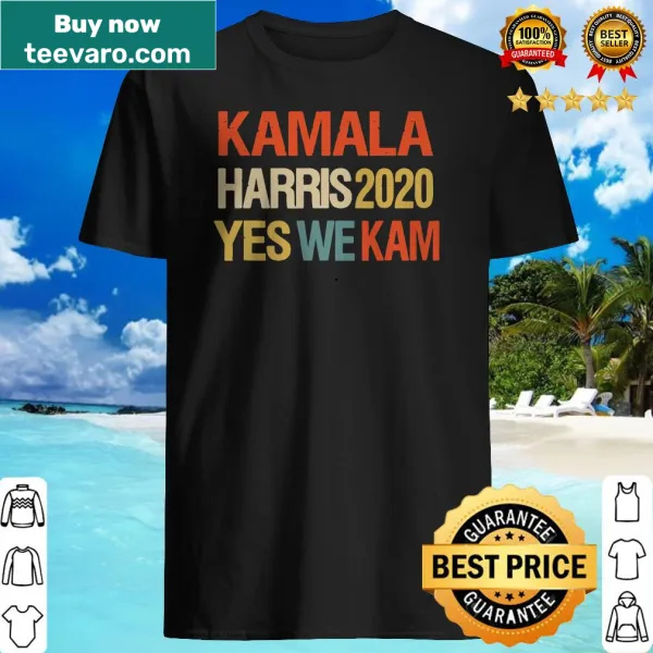 Bold typography shirt supporting Kamala Harris campaign