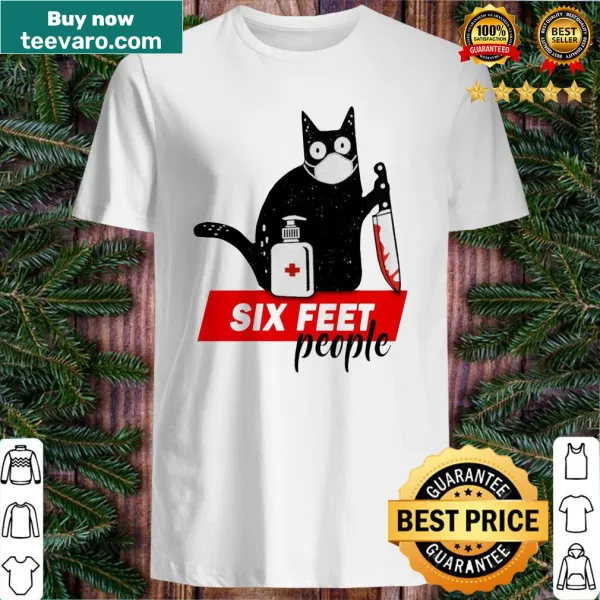 Michael Myers Halloween shirt with black cat mask graphic