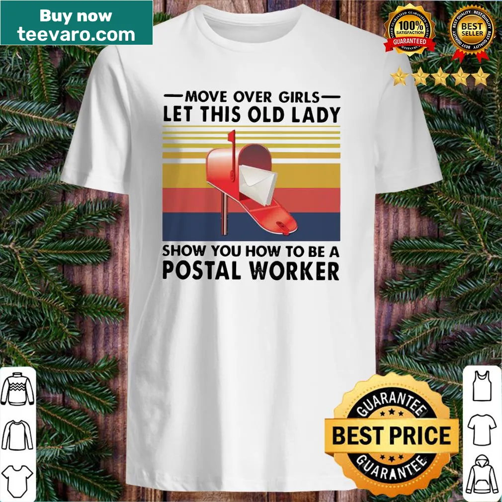 Vintage postal worker shirt with humorous text