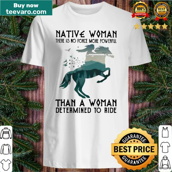 Inspirational graphic with horse riding quote on shirt