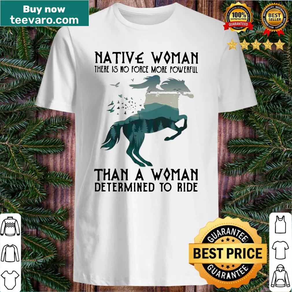 Inspirational graphic with horse riding quote on shirt