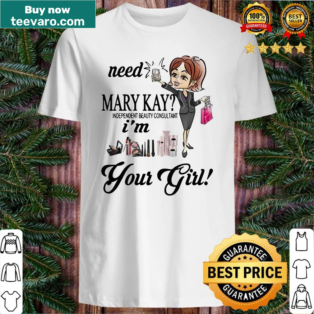 Mary Kay beauty consultant shirt with empowering text