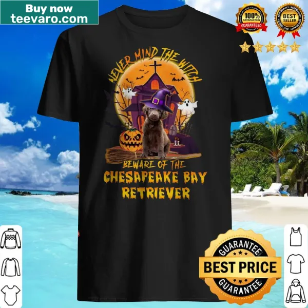 Halloween shirt featuring Chesapeake Bay Retriever and humorous text