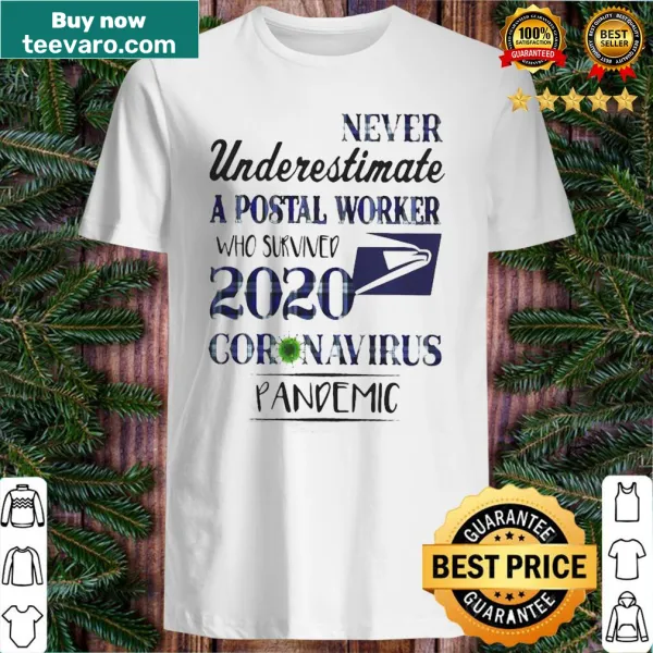 Inspirational shirt honoring postal service workers during the pandemic