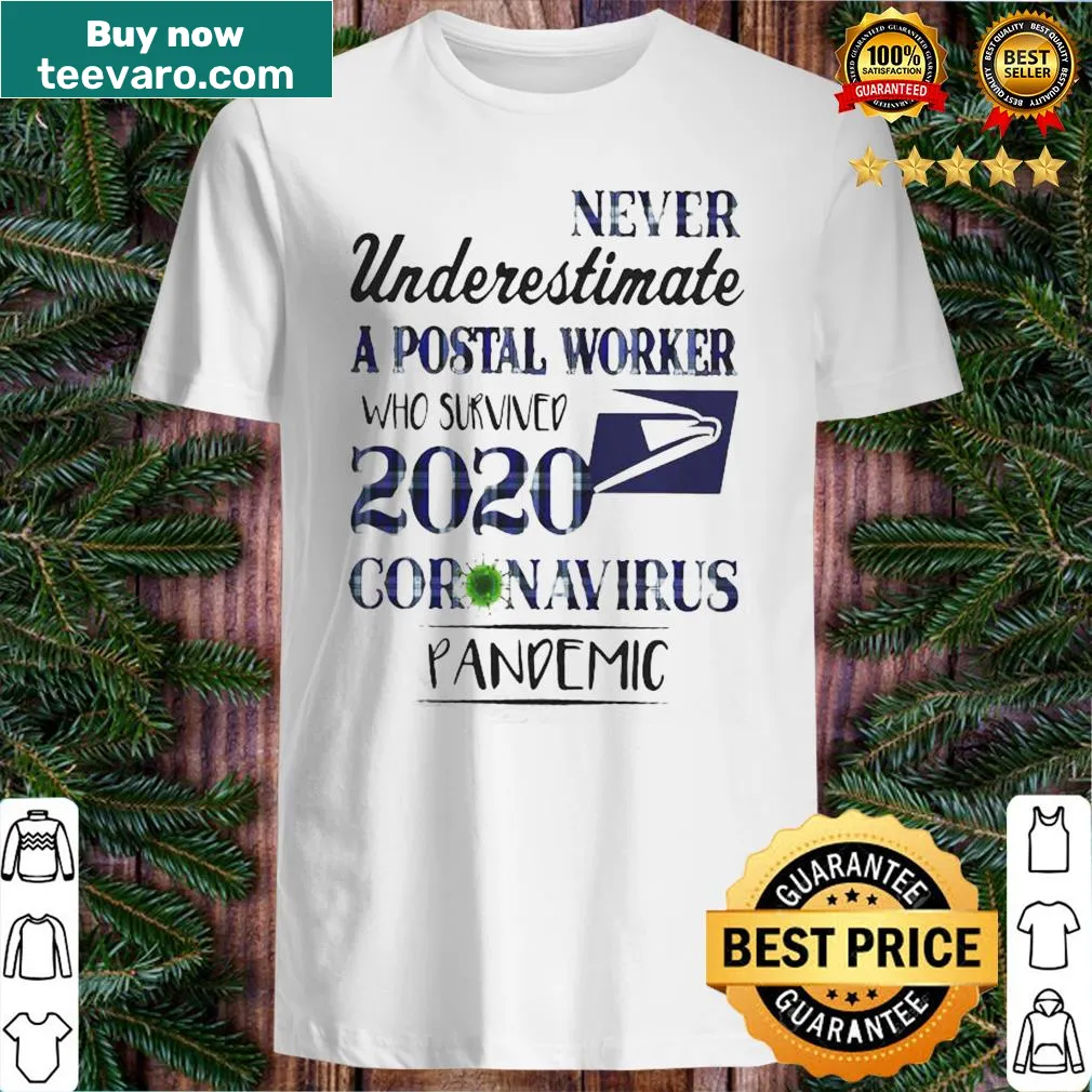 Inspirational shirt honoring postal service workers during the pandemic