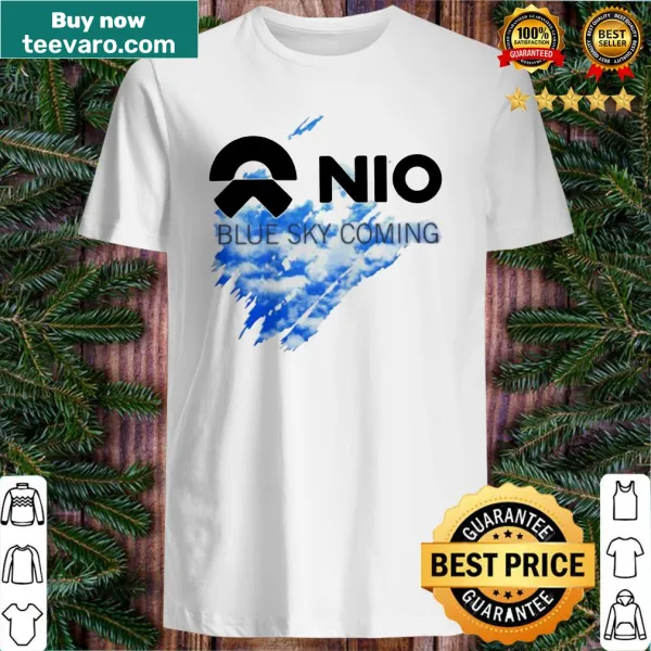 Inspirational shirt with blue sky illustration