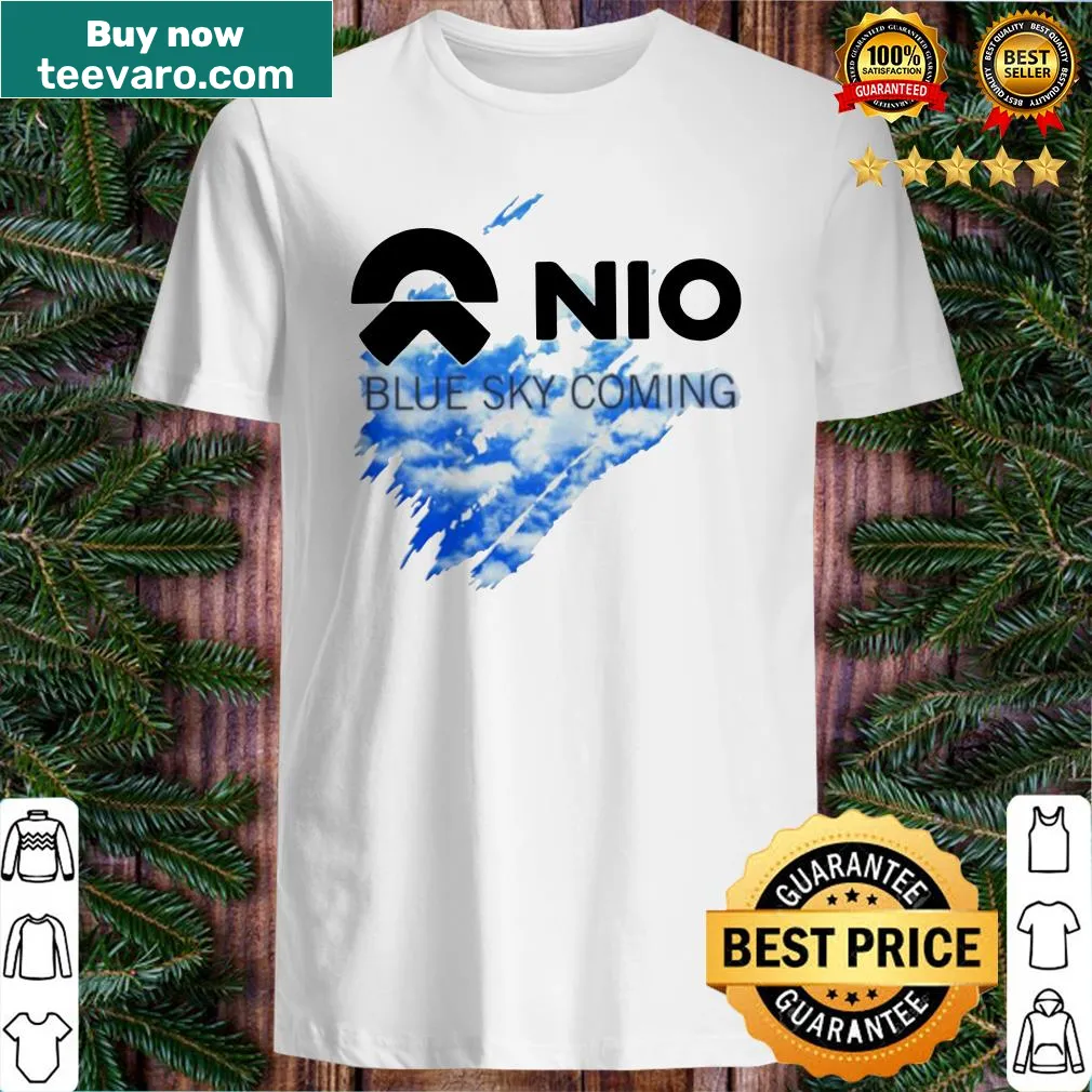 Inspirational shirt with blue sky illustration
