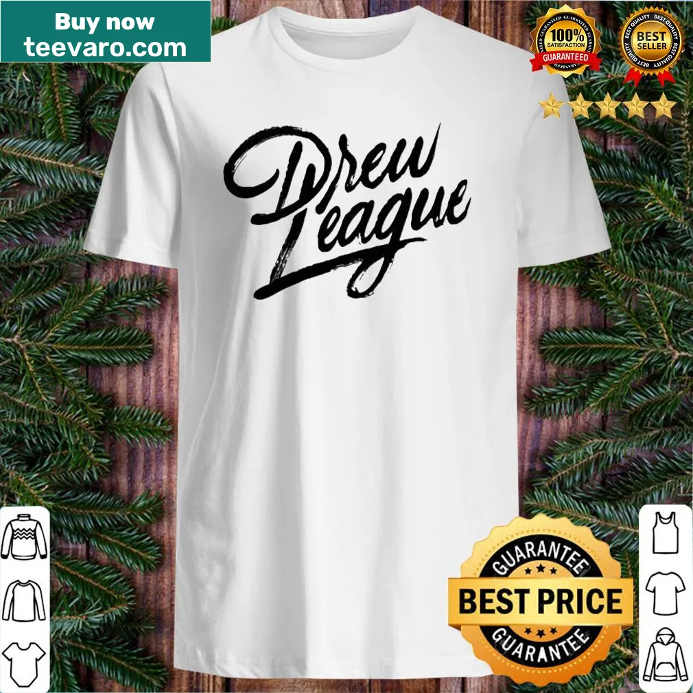 Shirt featuring the Official Drew League script design