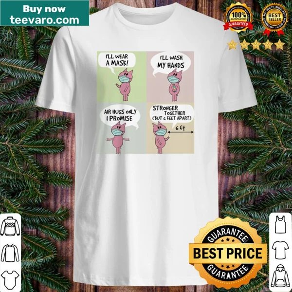 Wholesome shirt with cute animals promoting health and safety messages