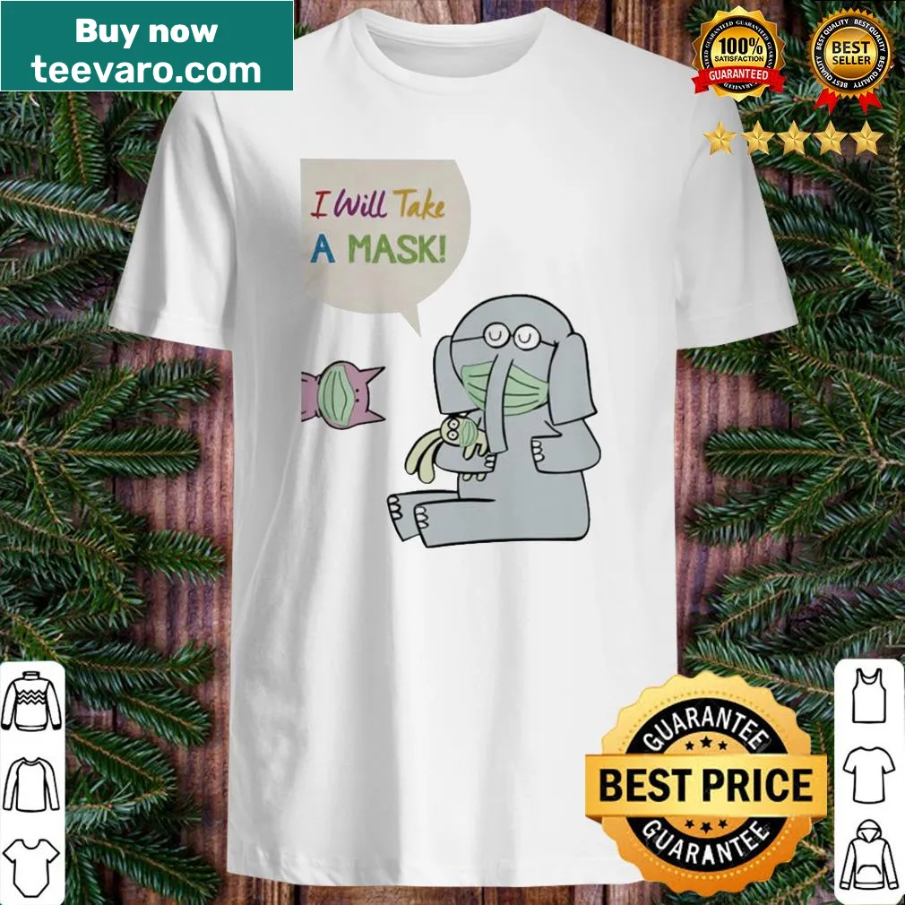 Piggie and Elephant illustration promoting mask-wearing