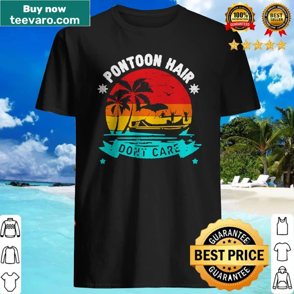 Vintage pontoon shirt with playful slogan