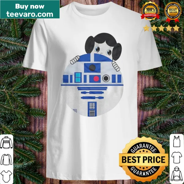 Nostalgic Princess Leia graphic maternity shirt designed for moms