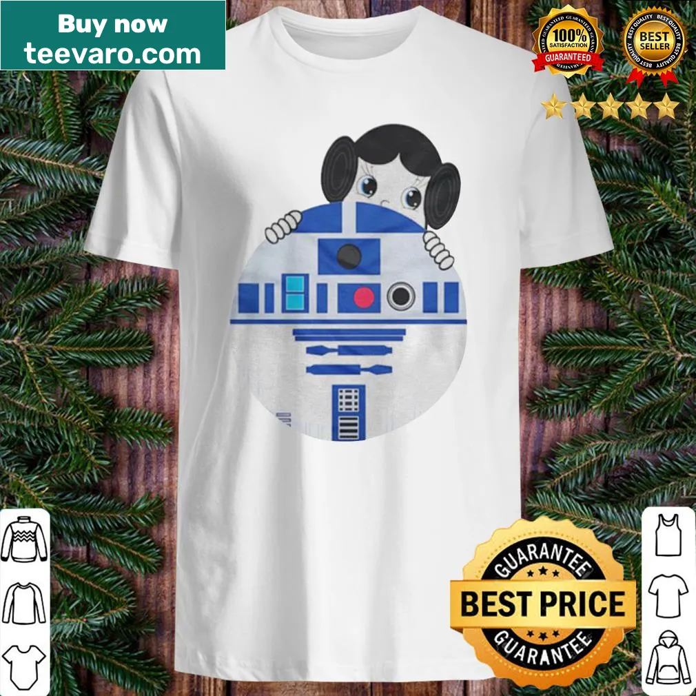 Nostalgic Princess Leia graphic maternity shirt designed for moms