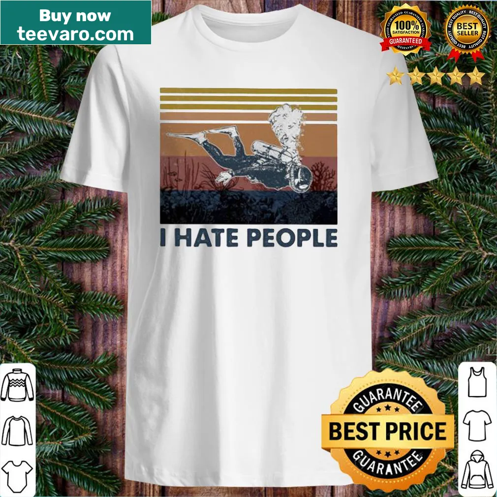 Funny vintage scuba diving shirt with humorous text