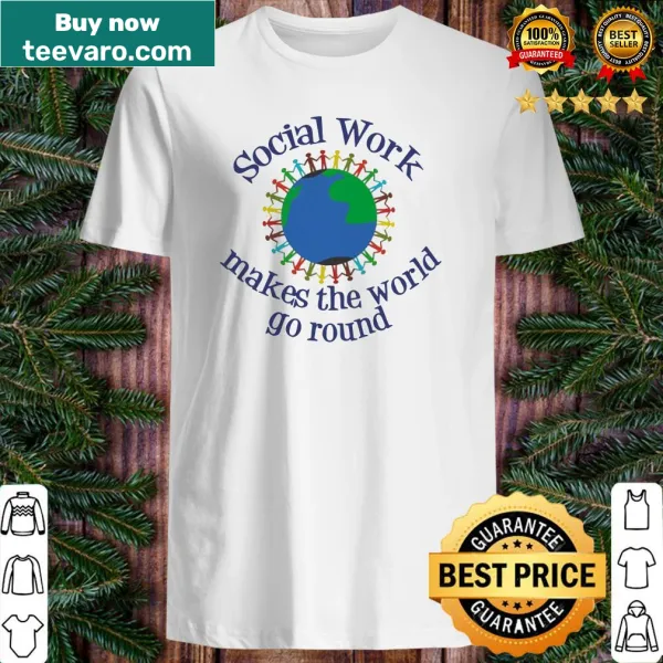 Inspirational Social Work shirt with bold typography