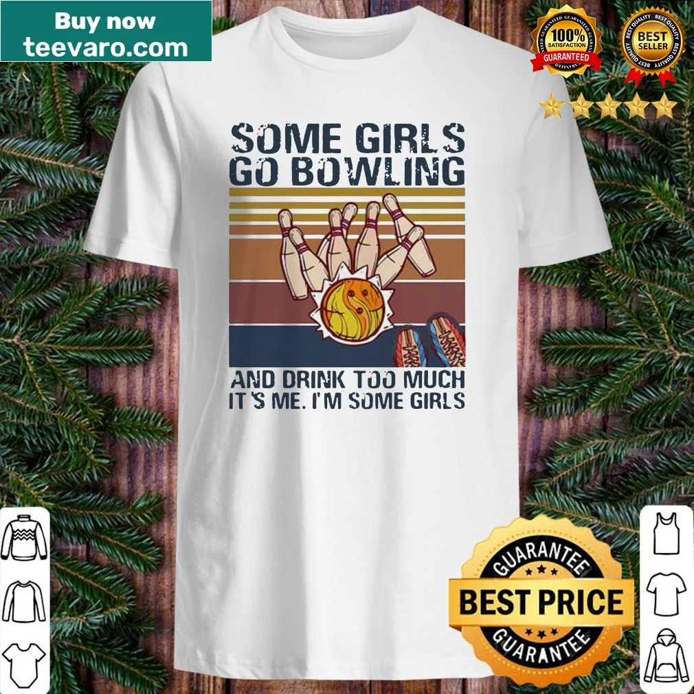 Retro graphic shirt celebrating bowling and enjoying life