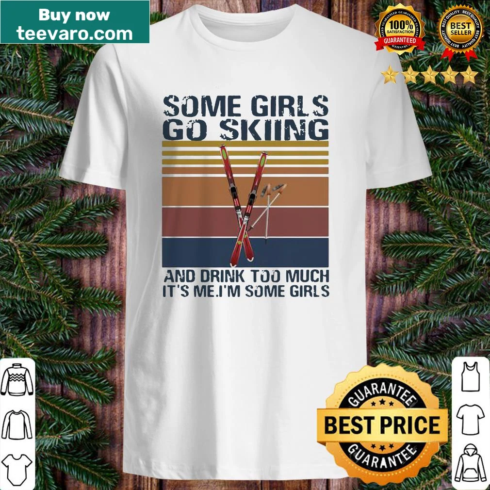 Vintage skiing shirt celebrating fun and friendship