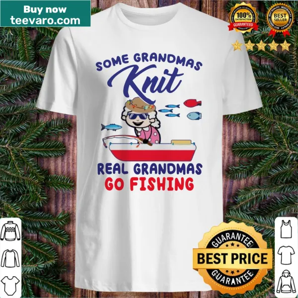Fun shirt for grandmas who love fishing