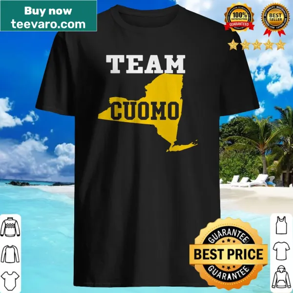 Supportive Team Cuomo graphic shirt with clear typography