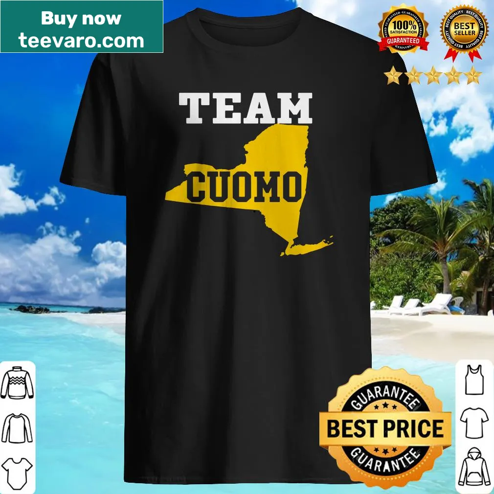 Supportive Team Cuomo graphic shirt with clear typography