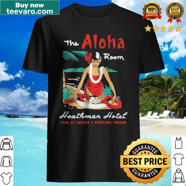 Shirt featuring the Aloha Room design from Heathman Hotel Portland