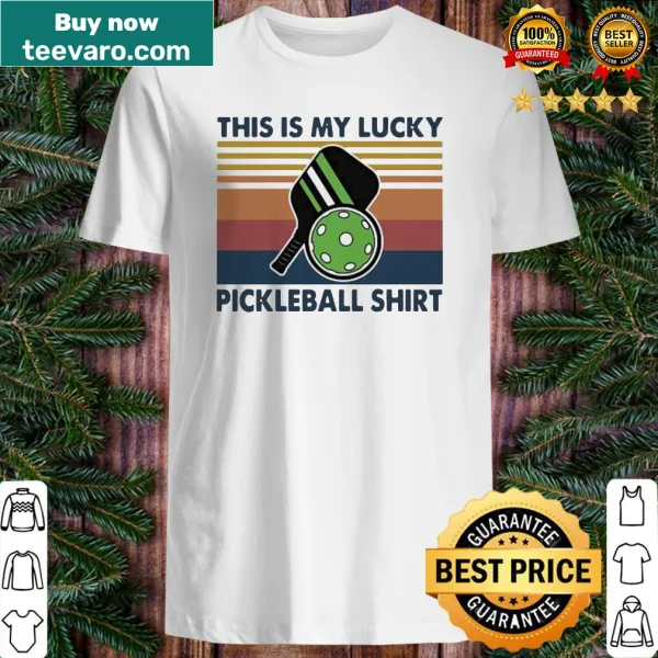 Vintage retro pickleball t-shirt with a playful slogan